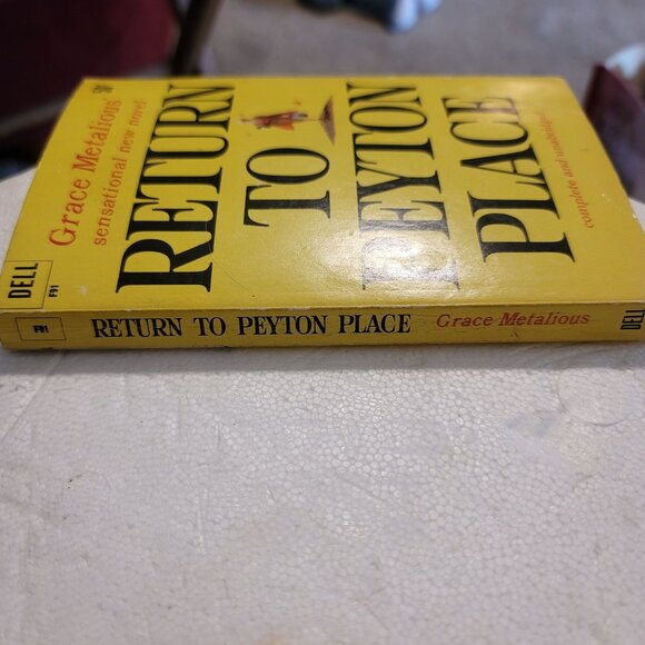 Grace Metalious Return To Peyton Place Paperback First Dell Printing 1960 - Picture 4 of 5